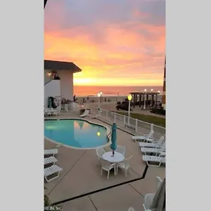 Oceanfront Studio: Boardwalk Retreat With Pool Apartment Virginia Beach